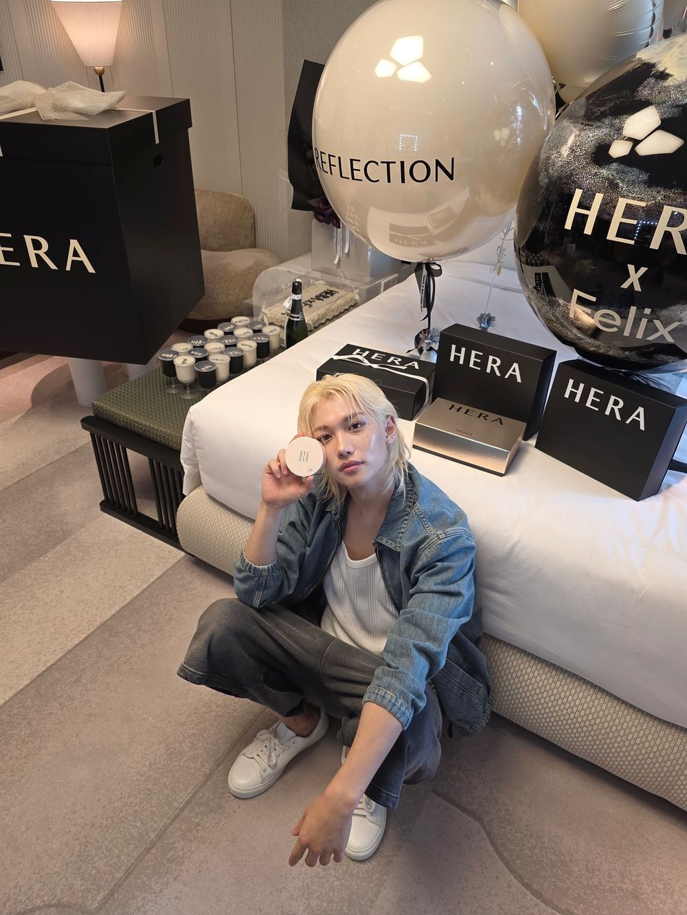 Felix性感低音砲：「HI HERA」宣告全新代言、即將降臨！STAY瞬間炸鍋：「今天開始改名HERA！」-4