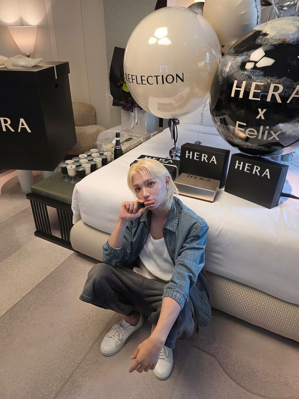 Felix性感低音砲：「HI HERA」宣告全新代言、即將降臨！STAY瞬間炸鍋：「今天開始改名HERA！」-5