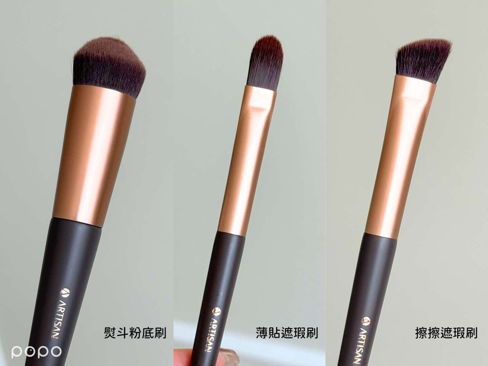 1028可可黑茶刷具夢幻登場！結合「職人工藝＋質感實用性」粉底刷、遮瑕刷、定妝QQ粉撲...，底妝工具控一用愛上！-10
