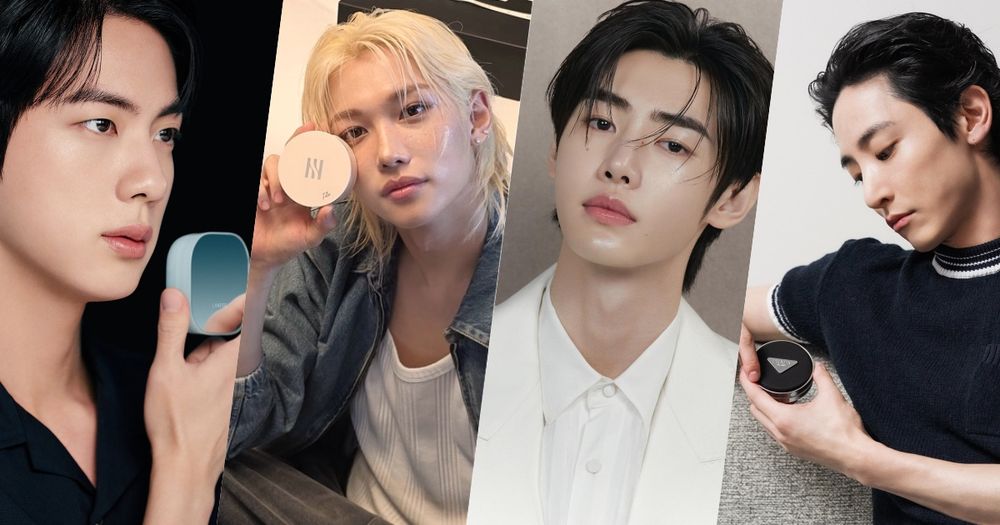 從Stray Kids Felix到李洙赫，這十位韓團男神都在用的「氣墊粉餅」清單，你還沒收藏？-1