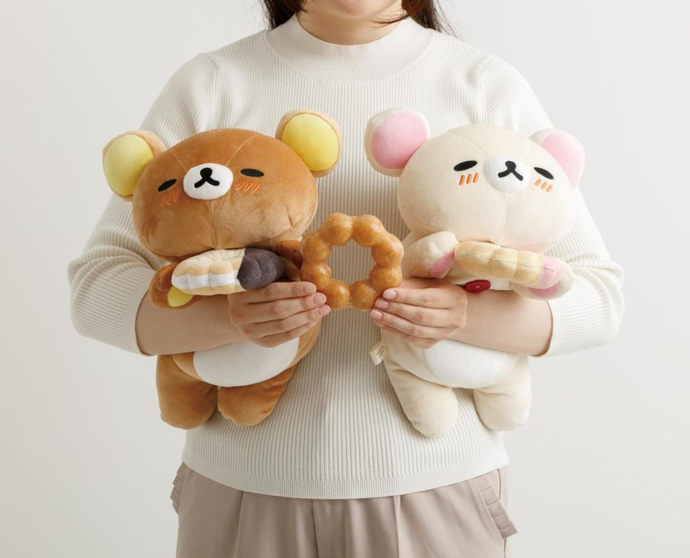 Mister Donut跟拉拉熊聯名了！「巧克力法蘭奇拉拉熊抱枕、草莓波堤小白熊絨毛吊飾」這天可愛開賣！-4