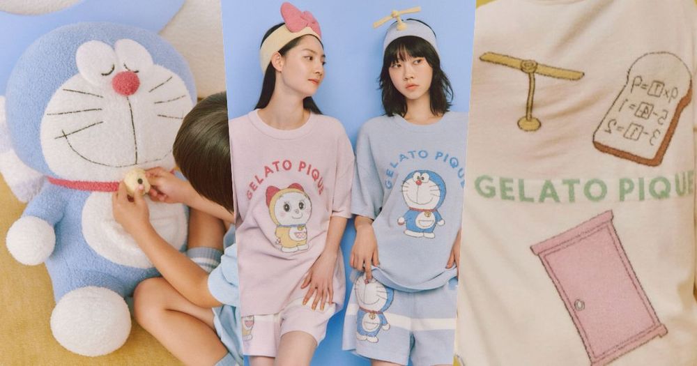 竹蜻蜓髮帶太欠收！日妞最愛GELATO PIQUE攜手哆啦A夢！「任意門、記憶吐司」穿上身好療癒！-1