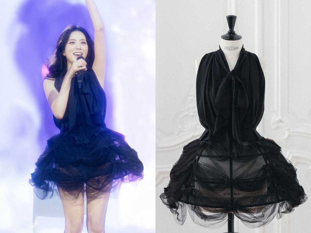 這不是迪奧公主是什麼！Jisoo巴黎巡演連披2套「DIOR訂製戰袍」美得無法無天！-5