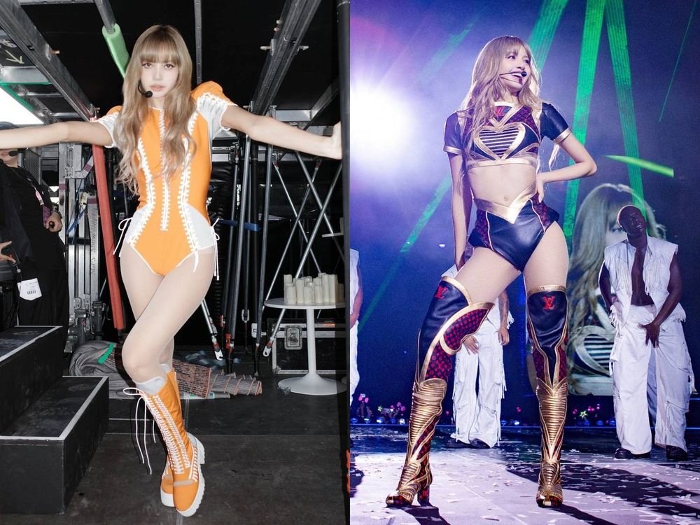 芭比身材太震撼！Lisa世巡演唱會穿了10套訂製服？！LV、法拉利、FENDI奢牌都搶破頭！-5