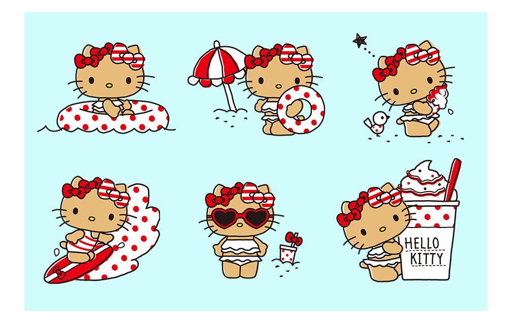 錯過會哭！日本UNIQLO推出訂製「曬黑版Hello Kitty上衣」連托特包也超可愛！-3