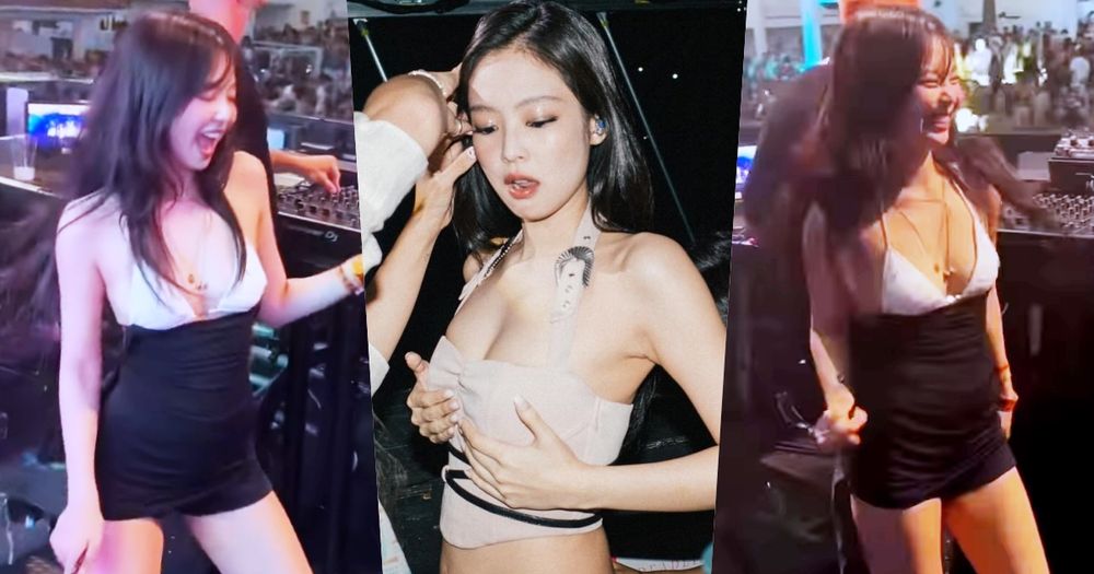 妮太辣了！Jennie現身西班牙音樂節「白色比基尼大露美胸」又辣又慾全網暴動！-1