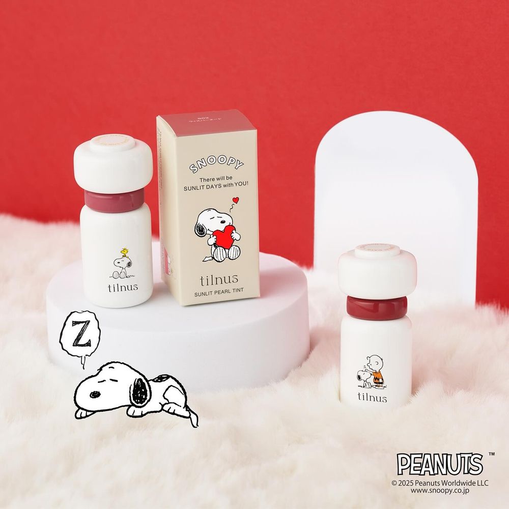 史努比來報到！PEANUTS攜手TILNUS推出「閃光珍珠水唇釉」限量聯名，集可愛與顏值於一身！-3