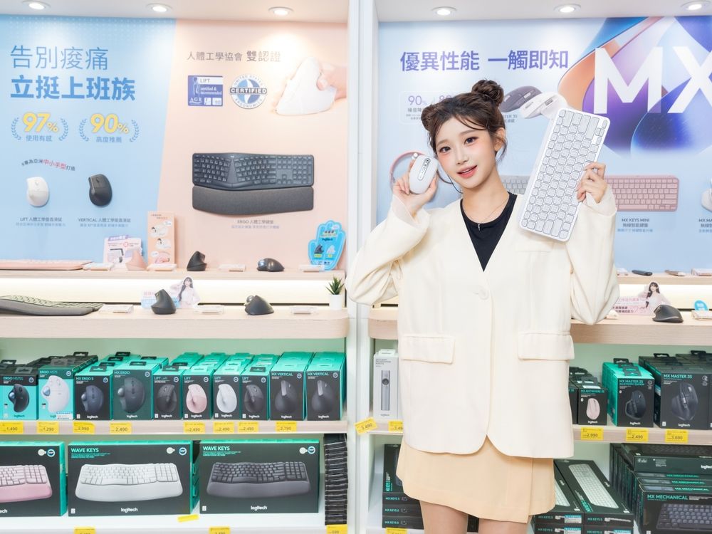 李珠珢成為Logitech品牌代言人！「無線行動滑鼠、智能鍵盤」私心最愛TOP5曝光！-2