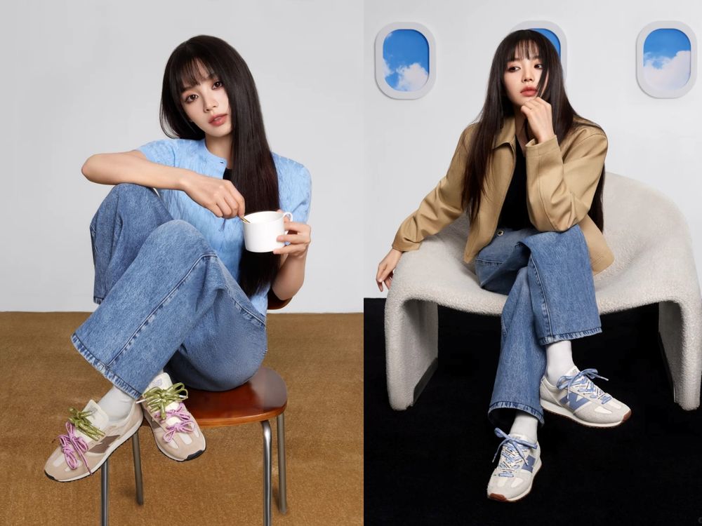 女明星都在穿這雙NB！IU、張員瑛同款「NB471」怎麼搭？這樣穿出Miu式高級千金感！-1