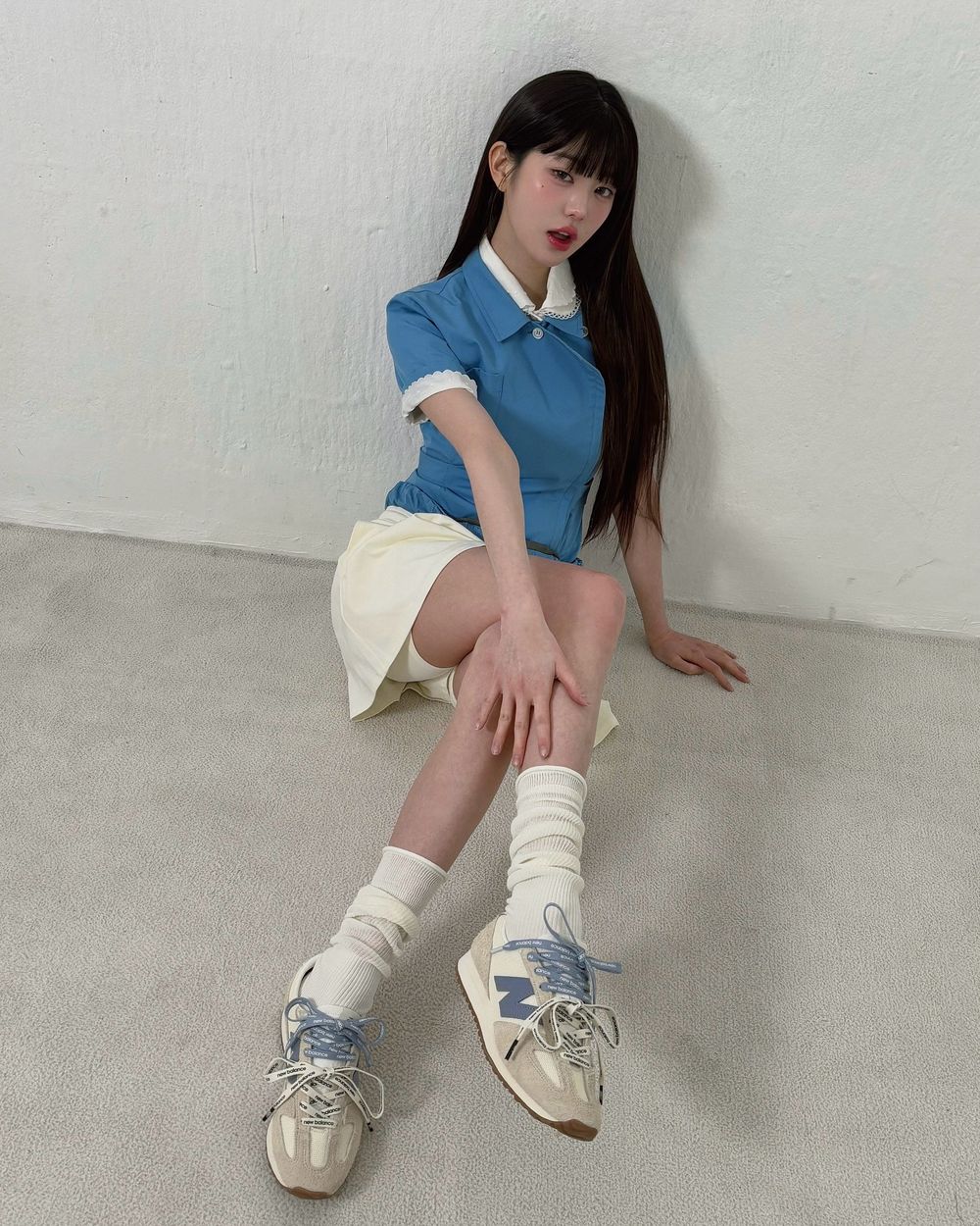 女明星都在穿這雙NB！IU、張員瑛同款「NB471」怎麼搭？這樣穿出Miu式高級千金感！-9
