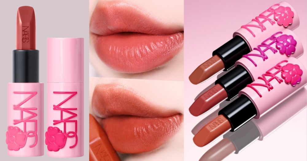 2025七夕情人節必收限量美妝！NARS「奢慾緞光唇膏」化身粉紅花束，送上3款限定玫瑰裸色＋3款人氣經典色，收到必尖叫！-1