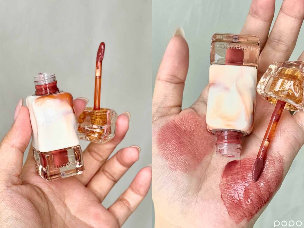 不用找代購！寶雅必買美妝版爆紅唇釉推薦，虞書欣同款酵色唇頰霜、Mistine奶咖唇釉，這款絕美琉璃光澤不輸專櫃！-8