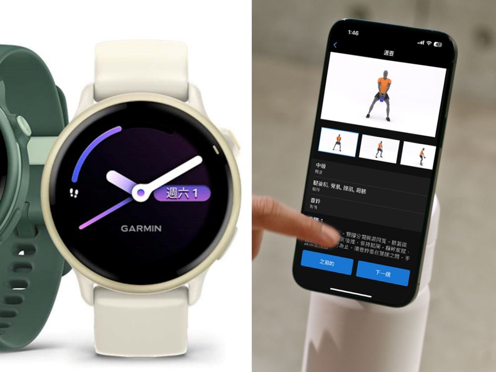  智慧腕錶專家Garmin新品來了！vívoactive 6專屬健康教練功能，女孩日常必備！-8