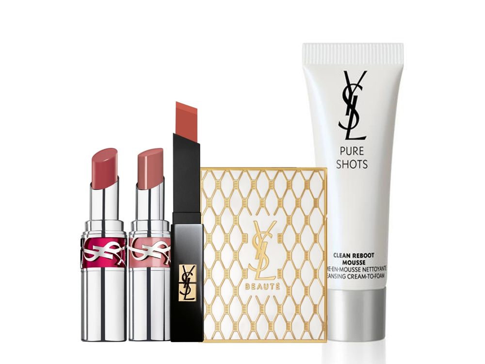 YSL母親節太寵粉！Rosé愛用皮革氣墊、偽體香裸膚之水一次入手，夢幻花燈只送不賣、柔粉三色LOGO禮盒美出新高度！-4