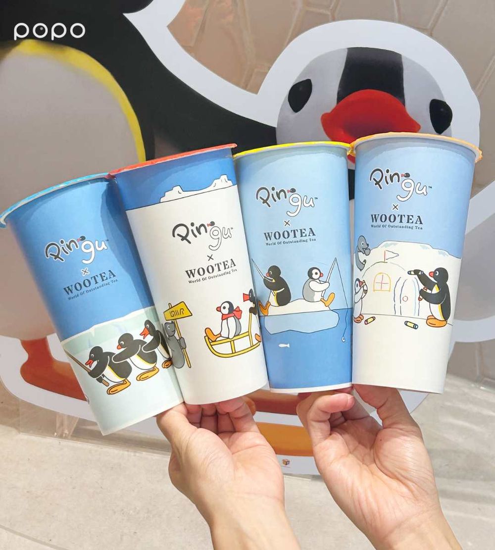 五桐號跟企鵝家族聯名了！造型杯身、絨毛Pingu飲料提袋可愛爆炸，春季新飲品再享買一送一！-13