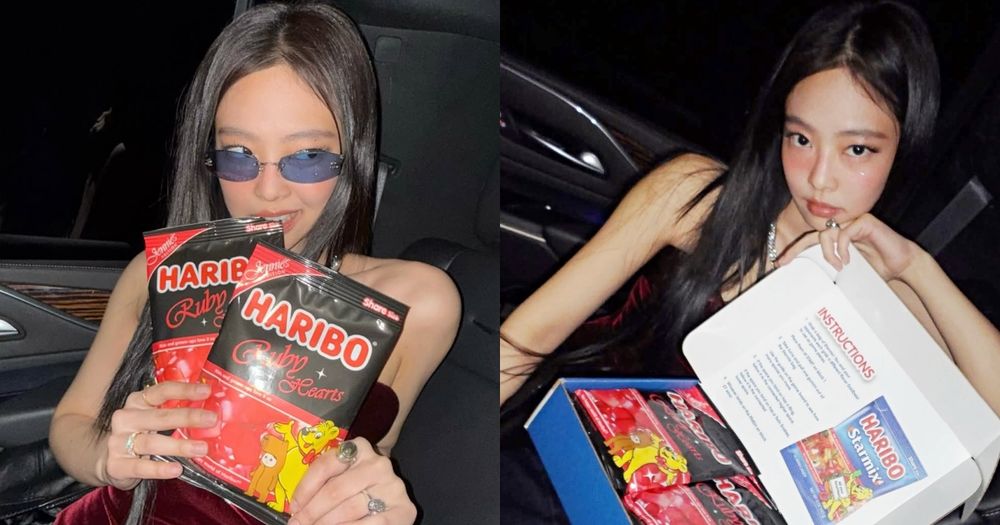 又要缺貨了！Jennie最新聯名「Ruby小熊軟糖」黑紅限定包裝超欠收藏、還有超Q愛心造型軟糖？-6