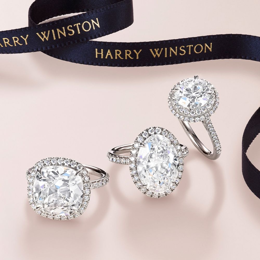 鑽石之王Harry Winston六大經典婚戒對戒推薦！收到The One鑽戒的準新娘超幸福！-14