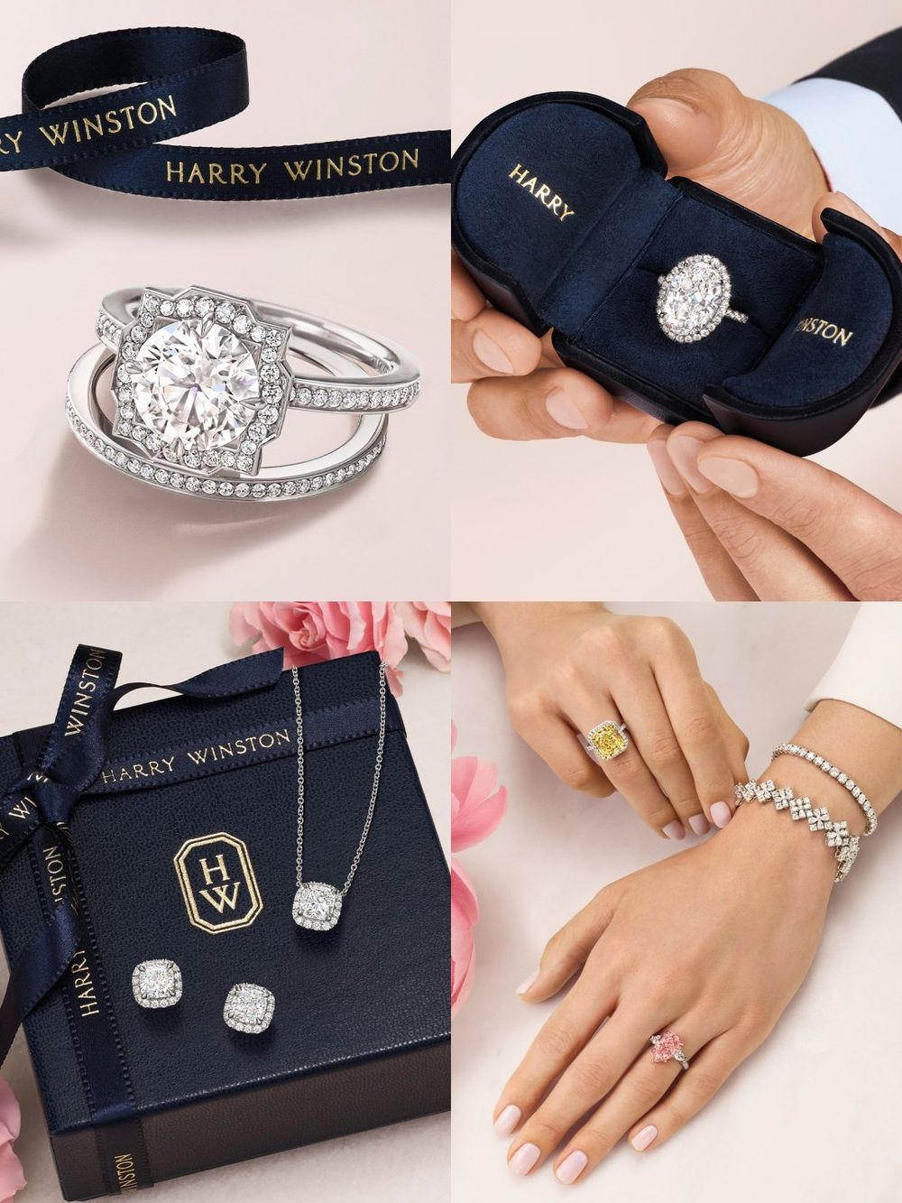 鑽石之王Harry Winston六大經典婚戒對戒推薦！收到The One鑽戒的準新娘超幸福！-0