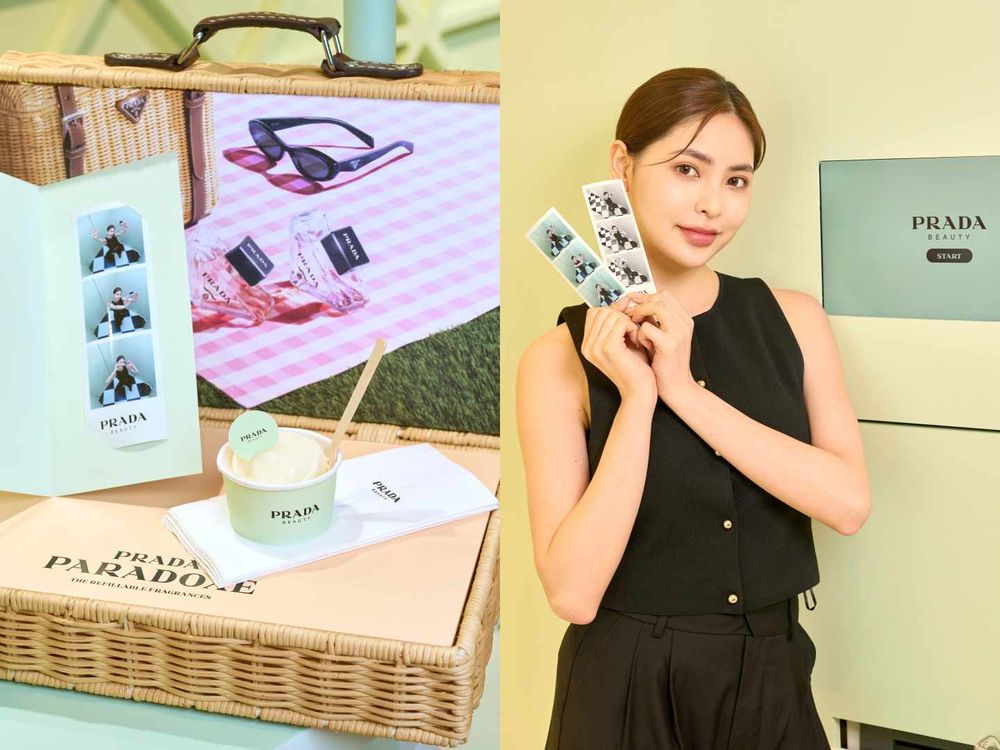 PRADA Beauty春日野餐亞洲首站！客製化「粉紅格紋」印花香水、Venchi台灣限定聯名冰淇淋只送不賣！-13