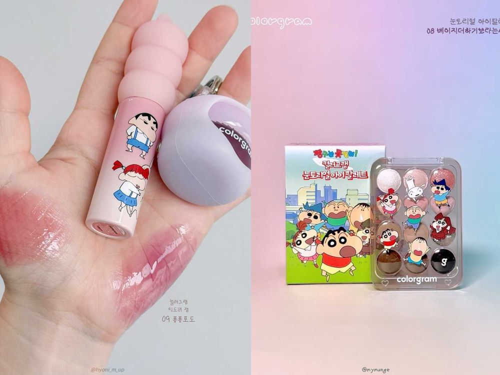 5月韓國聯名美妝盤點！AMUSE曬黑KITTY系列、Colorgram蠟筆小新彩妝、韓國大創三麗鷗護唇精華...太夢幻！-9