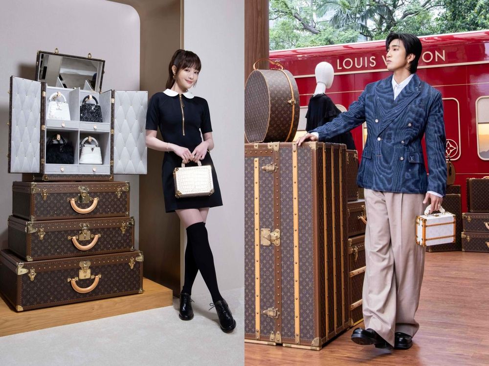 LV太狂了！把熱氣球、火車站搬進瓶蓋工廠！2025典藏工藝展「村上隆聯名」櫻花化妝箱美瘋！-23