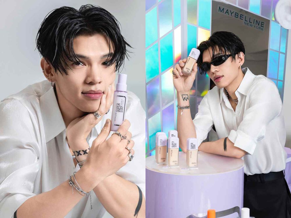 男女通吃絕美珍珠裸霧光！「行走的費洛蒙」KIRE也愛媚比琳小方胖粉底，底妝後用「它」加強持妝力、怎麼蹭都不脫妝！-3
