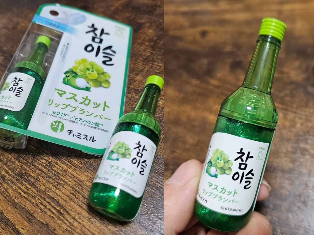 韓國真露風「迷你燒酒瓶唇釉」，豐唇精華＋五種果香風味，零酒精卻完整還原燒酒微刺感！-8