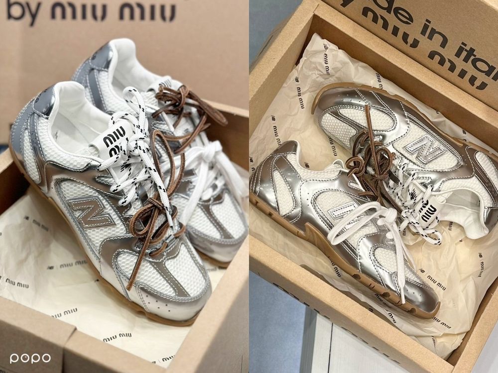 Miu Miu新爆款聯名NB來了！2025新色石霧灰、裸膚銀超美！這次真的錢包不保！-9