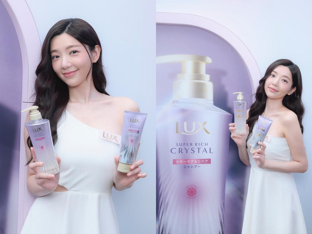 郭雪芙首個髮品代言！LUX麗仕「頭髮雨衣系列」，專為潮濕悶熱氣候設計、扁塌毛躁髮救星，洗出空氣感蓬鬆秀髮！-5