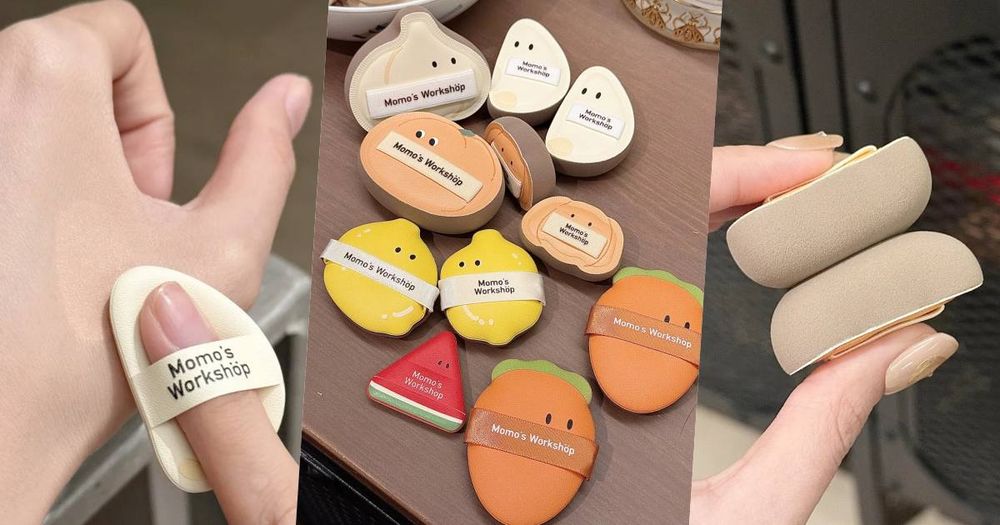 粉撲界的Jellycat「毛吉吉便當粉撲」第二彈！專為底妝控設計，大蒜、南瓜化身軟彈棉花糖，兼具可愛與實用！-1