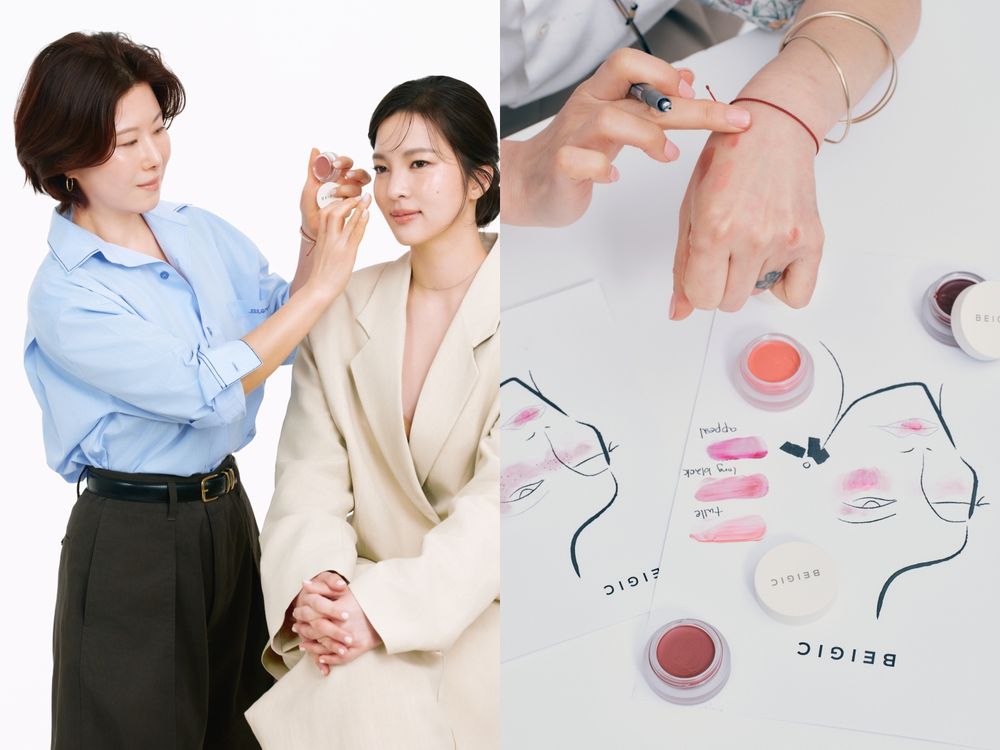 韓國純素保養美妝品牌BEIGIC超爆款「淡紋精華唇頰蜜」抵台，宋慧喬御用彩妝師特調3款新色必收！-2