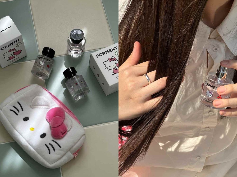 開賣即爆單！韓國人氣寶寶香氛再度聯名三麗鷗，必收藏Hello Kitty香水瓶蓋、限量髮香水再送隨身梳！-6