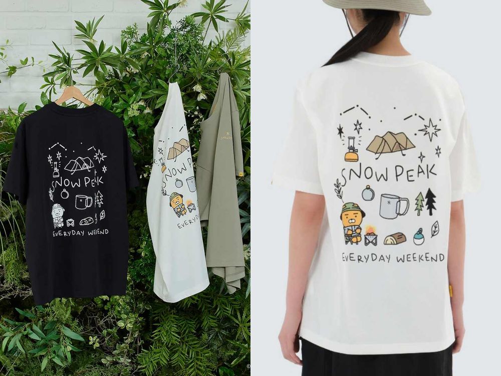 露營也要超可愛！韓國Snow Peak聯名Kakao Friends！萊恩大頭吊飾萌翻天！-2