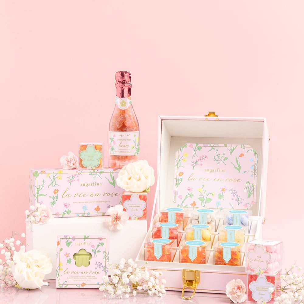 史上最美母親節甜點！sugarfina母親節限定「草莓棉花軟糖、草莓香檳小熊軟糖」美到媽媽捨不得吃！-4