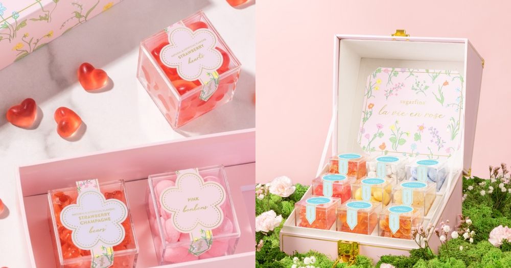 史上最美母親節甜點！sugarfina母親節限定「草莓棉花軟糖、草莓香檳小熊軟糖」美到媽媽捨不得吃！-8