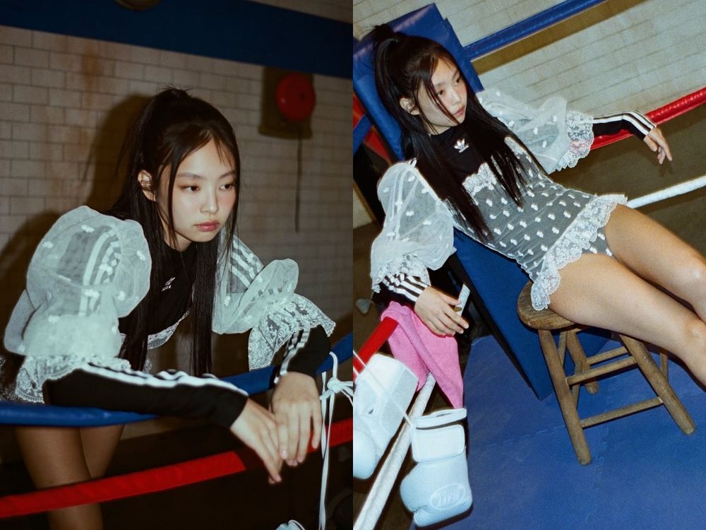 Jennie、雨琦都愛！2025韓星穿搭2大重點「澤西風、芭蕾風」愛迪達單品是靈魂！-11