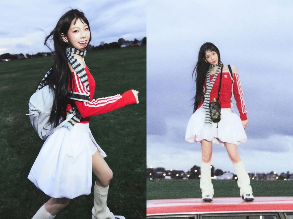 Jennie、雨琦都愛！2025韓星穿搭2大重點「澤西風、芭蕾風」愛迪達單品是靈魂！-10