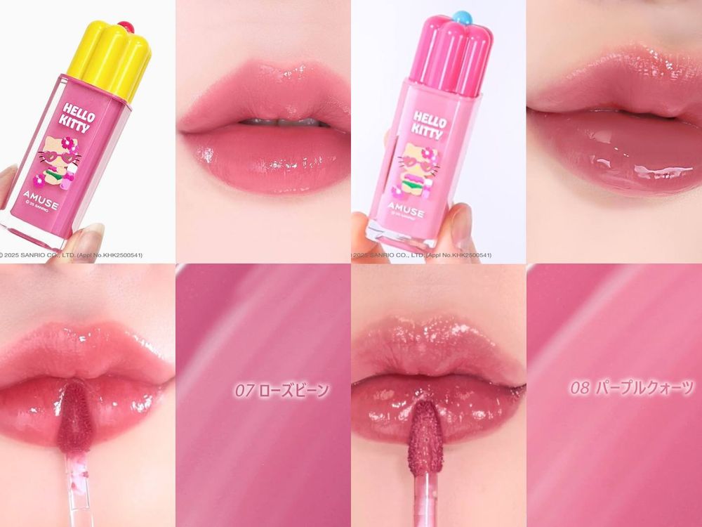 張員瑛最愛AMUSE「曬黑凱蒂貓」聯名彩妝系列開賣啦！寶寶唇釉、果凍氣墊粉餅、9色唇頰霜盤...，每一款都可愛到想尖叫！-11