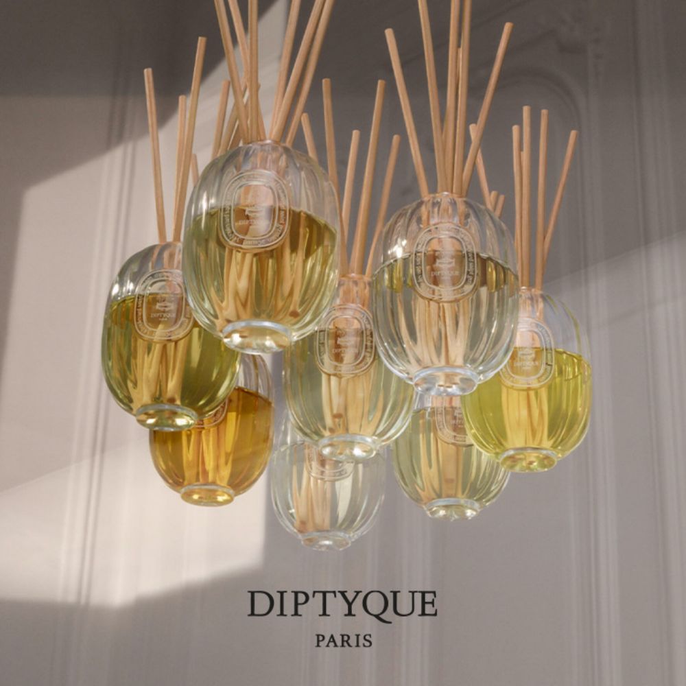Diptyque史上最美室內擴香！玻璃瓶身篆刻經典橢圓LOGO，加入琥珀香調、首度推出巨型尺寸，放在家裡奢華感拉滿！-11