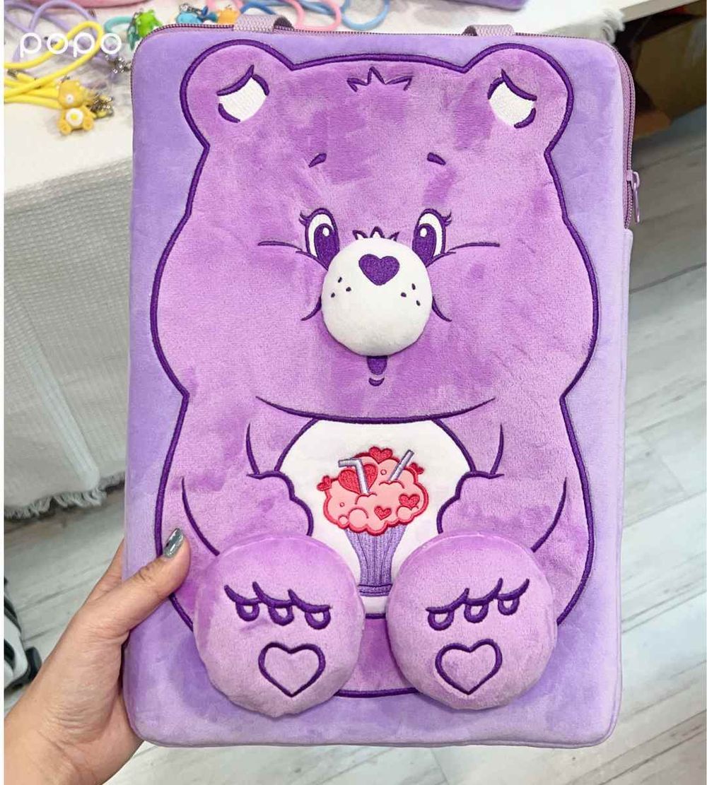 彩虹熊Care Bears在7-11！萌翻「立體小熊電腦包、絨毛手拿包、造型馬克杯」全都超欠買！-13
