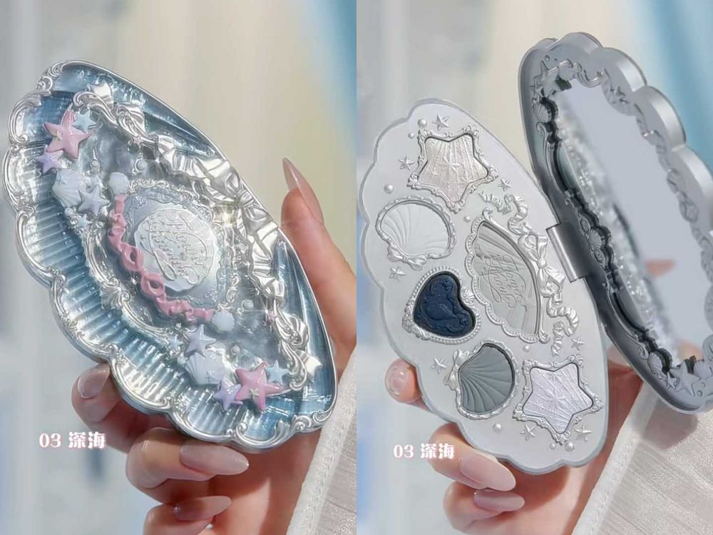2025最夢幻限量彩妝！花知曉「貝殼珍珠系列」大理石定妝蜜粉、絲緞光澤腮紅、保養型潤色唇釉...，每個細節都美到心坎上！-5