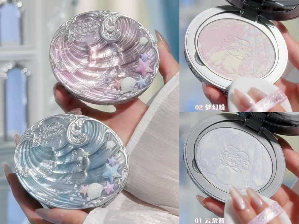 2025最夢幻限量彩妝！花知曉「貝殼珍珠系列」大理石定妝蜜粉、絲緞光澤腮紅、保養型潤色唇釉...，每個細節都美到心坎上！-18