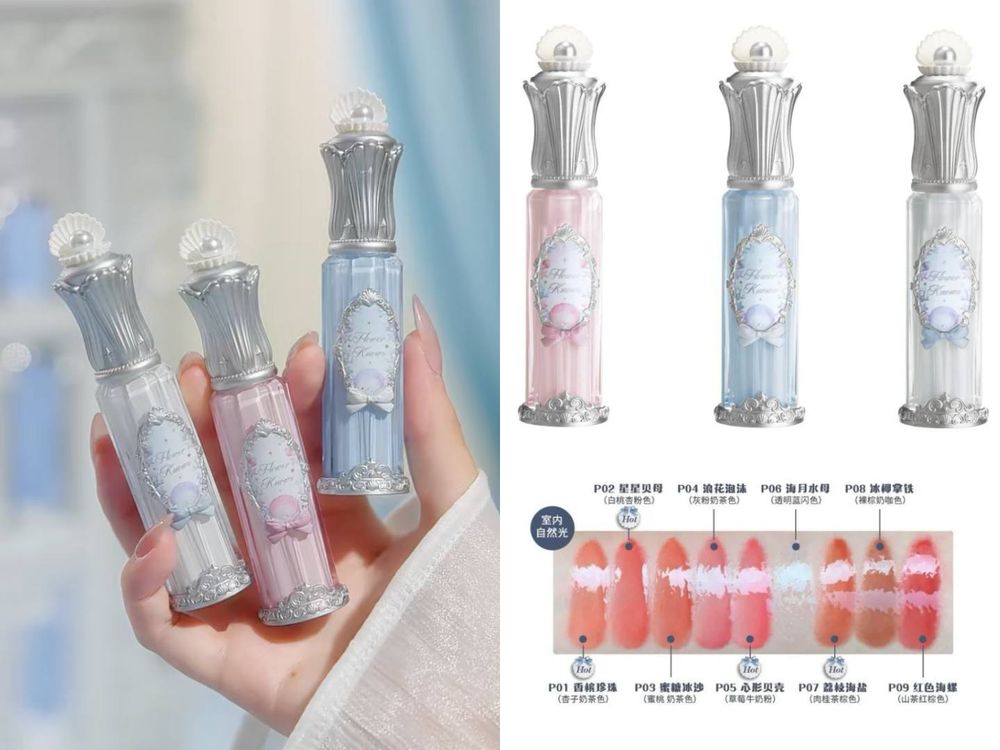 2025最夢幻限量彩妝！花知曉「貝殼珍珠系列」大理石定妝蜜粉、絲緞光澤腮紅、保養型潤色唇釉...，每個細節都美到心坎上！-14