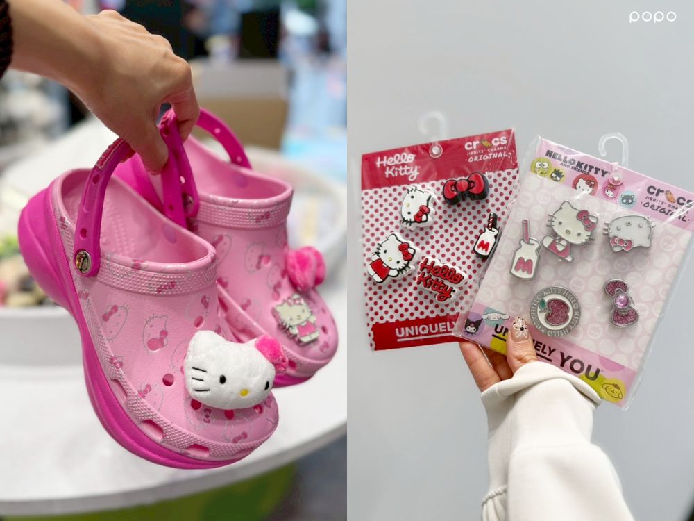 快被Crocs新鞋扣可愛死！西門町旗艦店重新開幕新品超齊全！Kitty洞洞鞋已經賣爆！-3