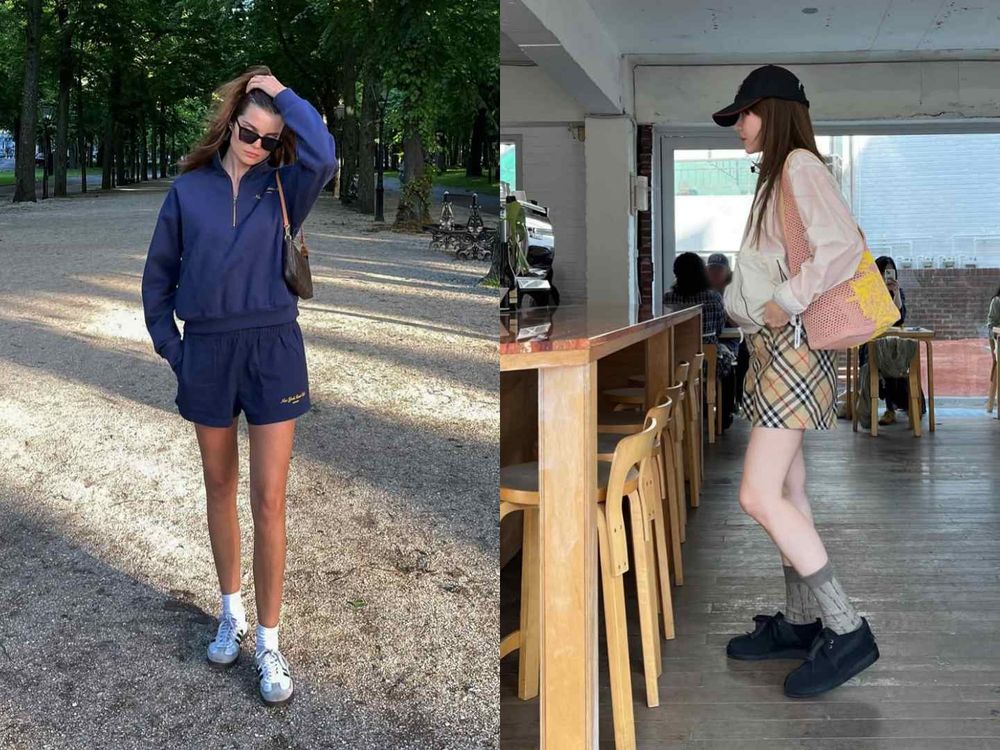 夏天必學！韓妞最愛五招襪子穿法！原來「皺褶感」是顯瘦關鍵、同色搭配絕不出錯！-10