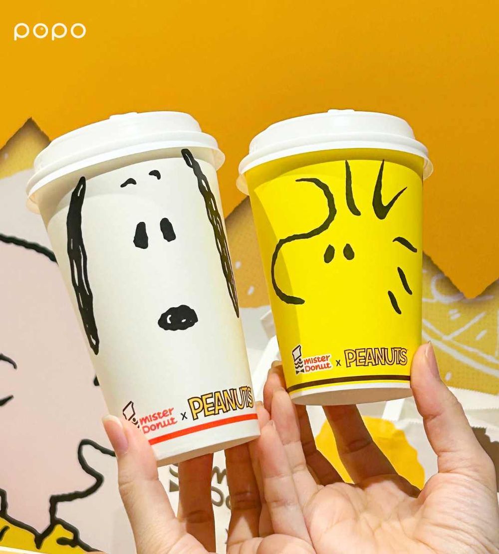 Mister Donut跟史努比聯名了！大頭史努比甜甜圈、查理布朗波堤Q到捨不得吃，聯名抱枕也超欠買！-13