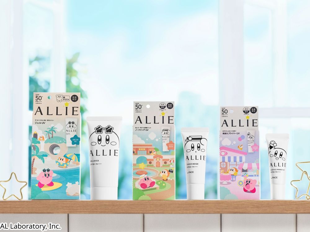 ALLIE防曬新品出大招！星之卡比聯名、防褪色造型膏、防曬遮瑕膏，從頭到腳的防禦、打造優雅生活！-3