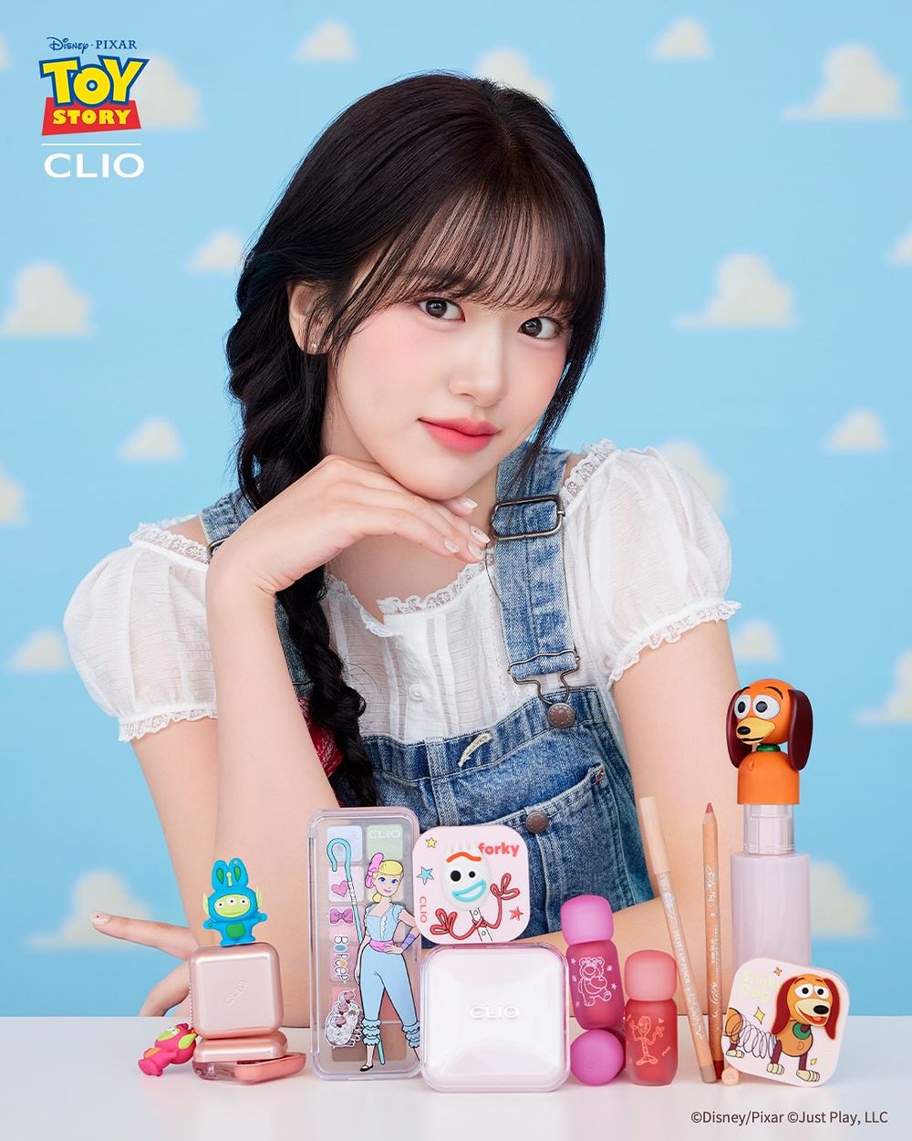 安俞真化身女牛仔翠絲！clio上半年最夢幻《玩具總動員》限量聯名彩妝，牧羊女、彈簧狗、叉奇眼影盤萌到爆！-9