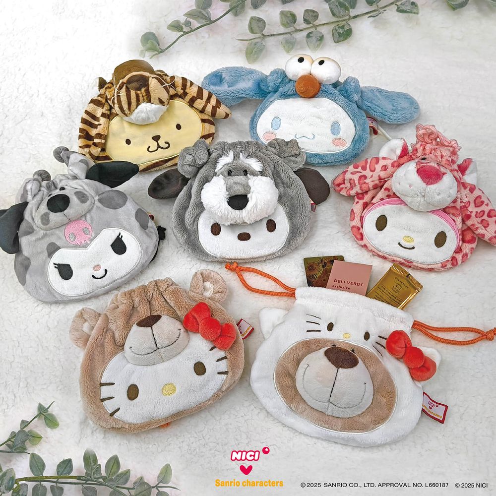 兩大搶錢王合體！三麗鷗×NICI「奇異鳥大耳狗&小熊Hello Kitty」絨毛玩偶可愛爆炸、日妞都狂搶！-5