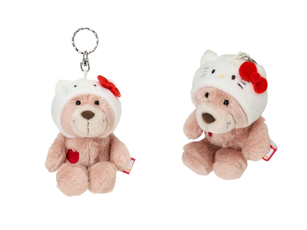 兩大搶錢王合體！三麗鷗×NICI「奇異鳥大耳狗&小熊Hello Kitty」絨毛玩偶可愛爆炸、日妞都狂搶！-9